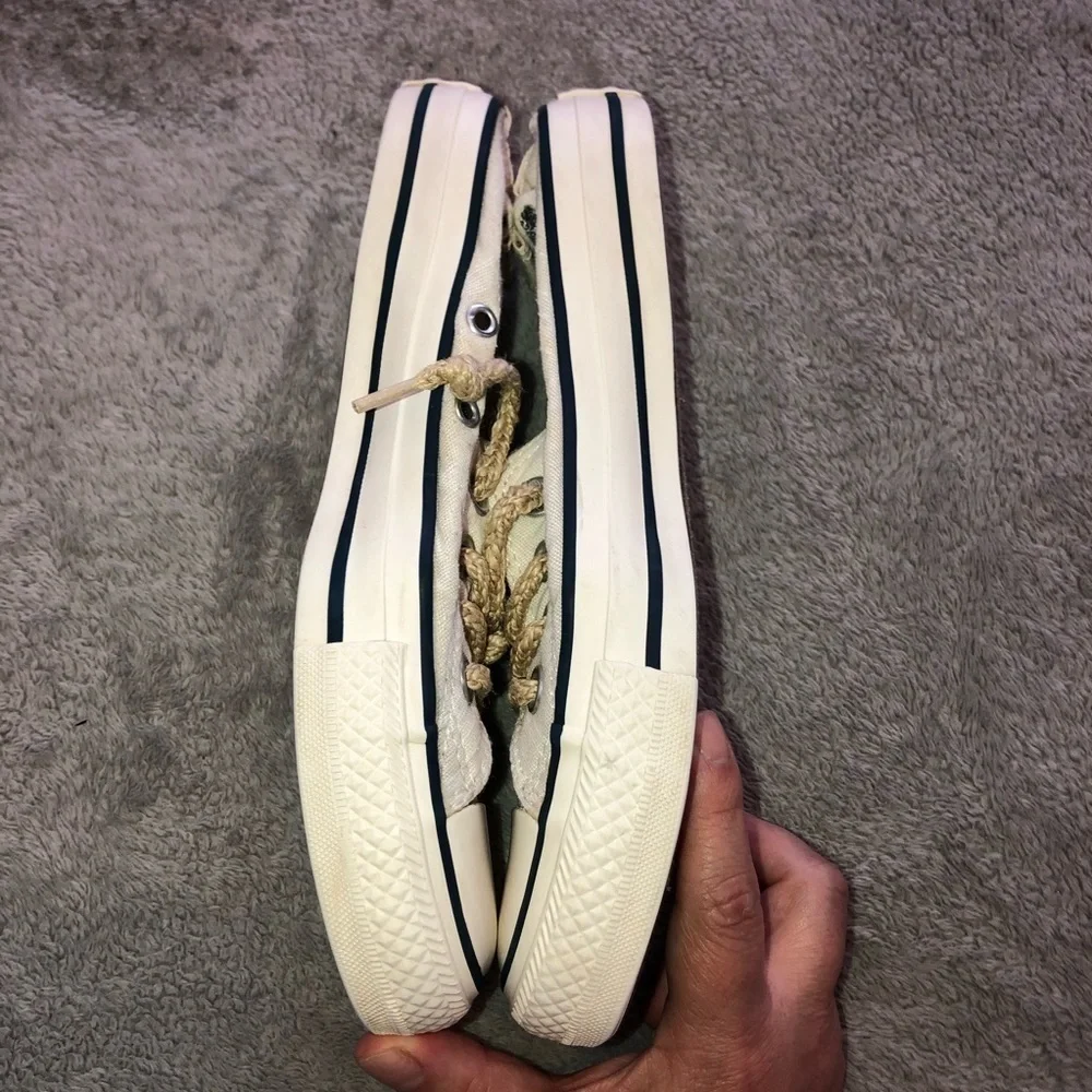 CONVERSE Shoreline Rope Lace Slip On Sneakers Sz 5.5 - Picture 10 of 11